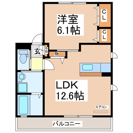 カルテットの物件間取画像